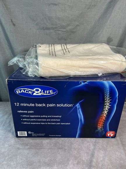 AS SEEN ON TV -BACK 2 LIFE back pain solution & FIRMAPEDIC PILLOW