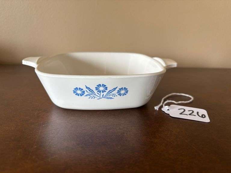 CorningWare Blue Cornflower Casserole Dish
