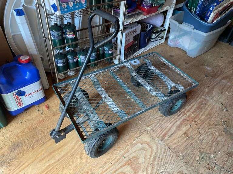 METAL GARDEN WAGON/CART