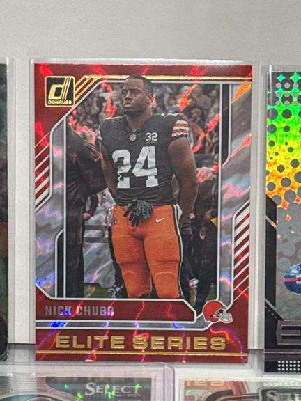 Assortment of NFL Elite Running Backs Sports Cards (8 Cards Total)