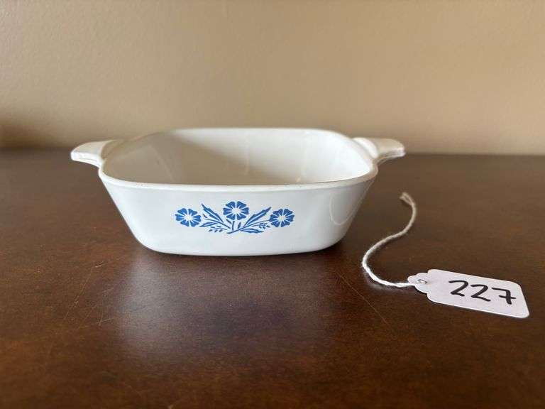 CorningWare Blue Cornflower Casserole Dish