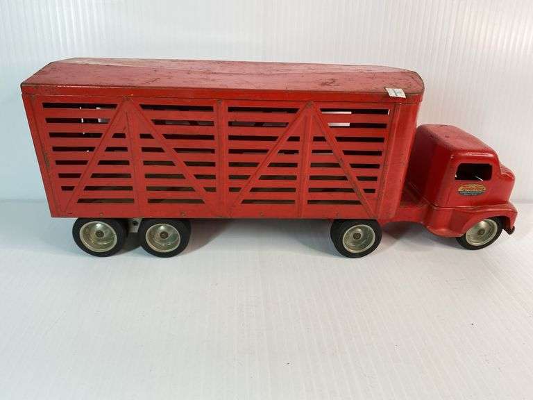 1950s Tonka Livestock Tractor Trailer