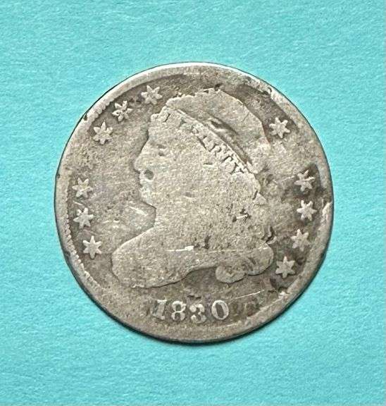 1830 Silver Bust Dime
