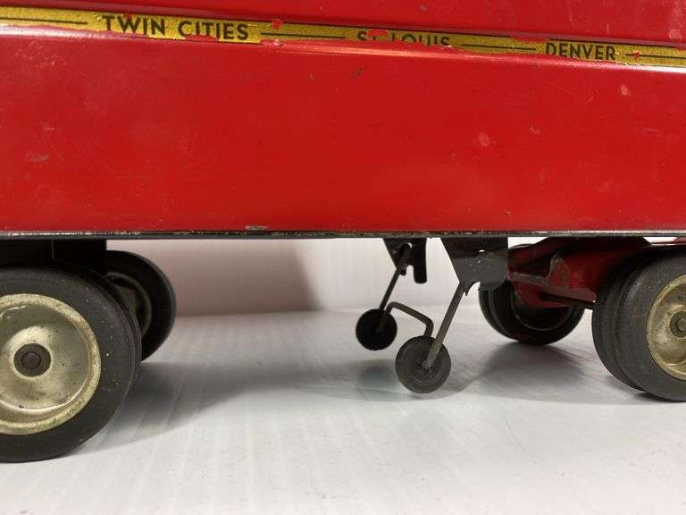 1940s/50s Tonka Toys Transport Tractor Trailer #140