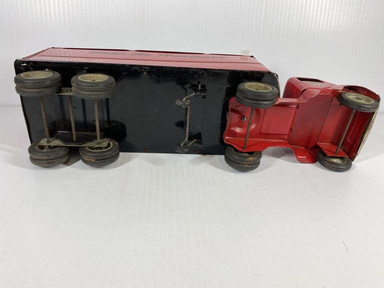 1940s/50s Tonka Toys Transport Tractor Trailer #140