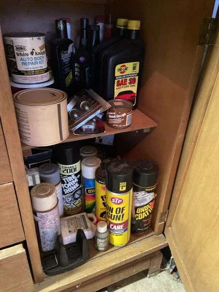 CONTENTS OF SHELVES AND CUPBOARDS