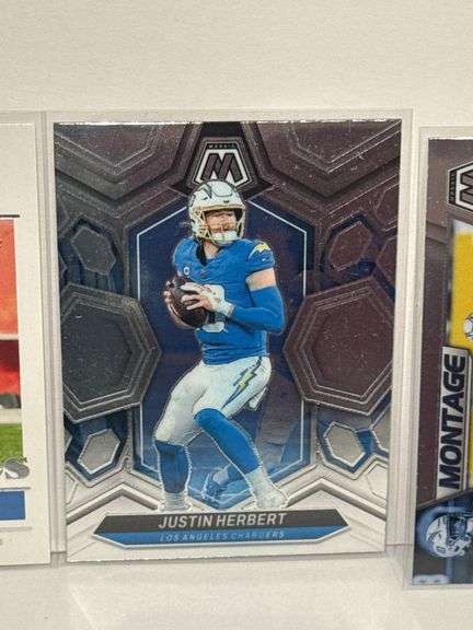 Assortment of Justin Herbert Sports Cards (6 Cards Total)