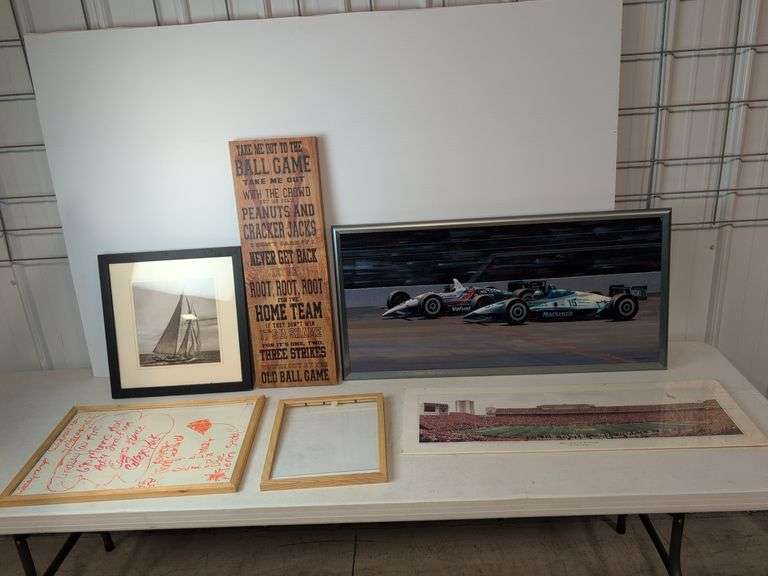 Sports pictures, signs, and other images