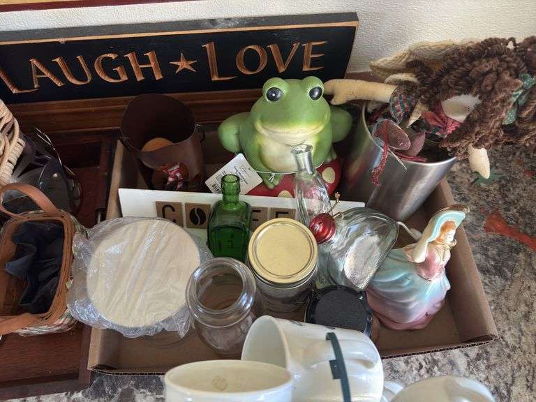ALL CONTENTS ON TOP OF COUNTER (PICTURED)
