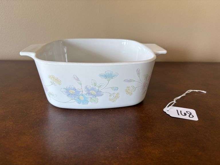 CorningWare Pastel Bouqet Casserole Dish