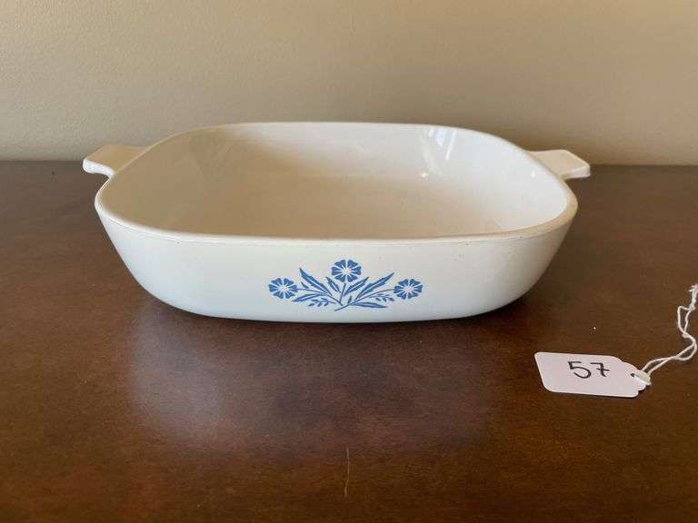 Corning Ware Blue Cornflower Casserole Dish