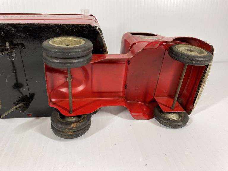 1940s/50s Tonka Toys Transport Tractor Trailer #140