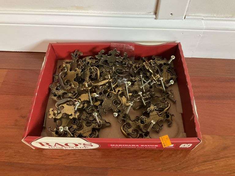 Assortment of Brass Dresser Drawer Handles