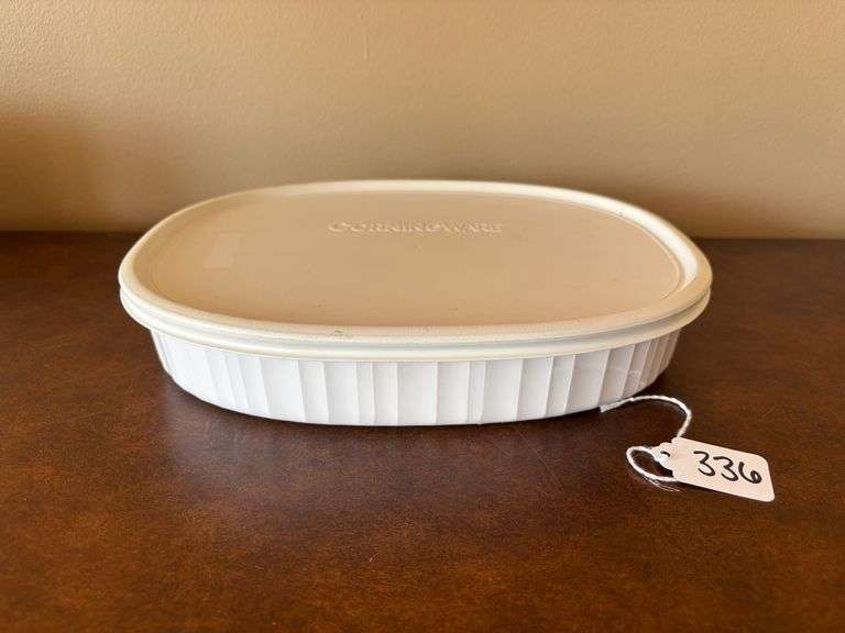CorningWare French White Casserole Dish with Lid