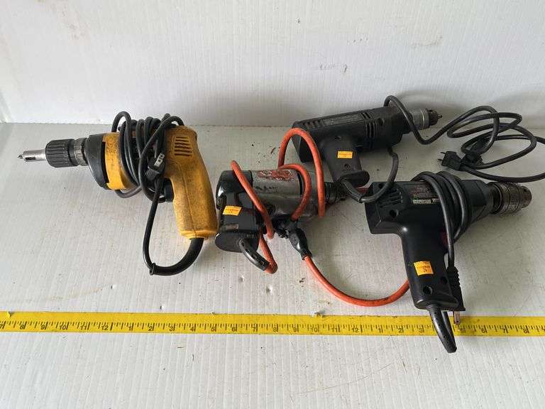 4 Electric Drills