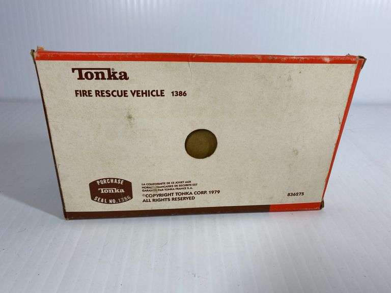 1979 Tonka Fire Rescue Vehicle #1386