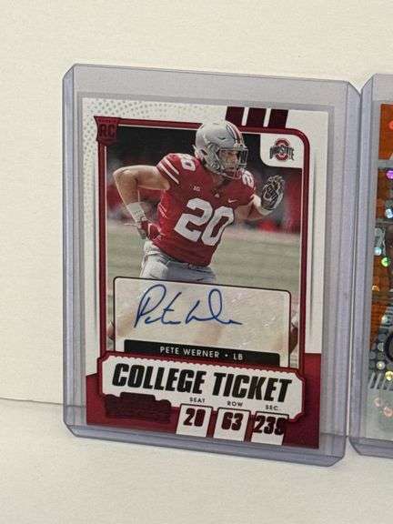 2023 Donruss Optic Myles Murphy Autographed Blue Refractor RC (#’d 80/99), 2022 Donruss Elite David