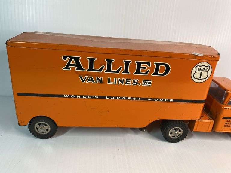1950s Allied Van Lines Tonka Truck & Trailer