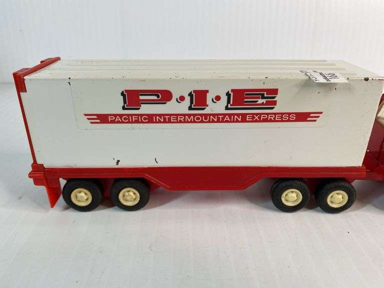 1980 Tonka Pacific Intermountain Express Semi-Truck and Trailer