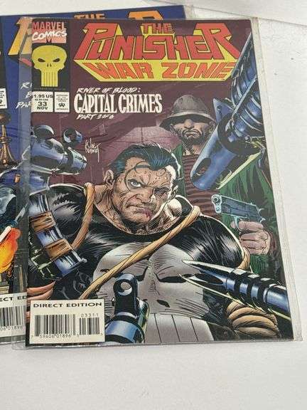 Marvel Comics The Punisher: War Zone Vol. 1 #’s 30, 31, 32, 33 and 34