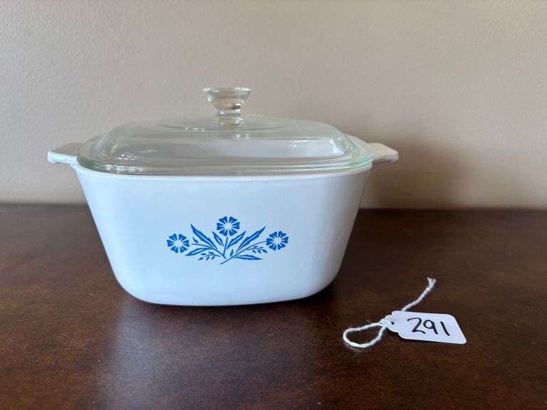 CorningWare Blue Cornflower Casserole Dish with Lid