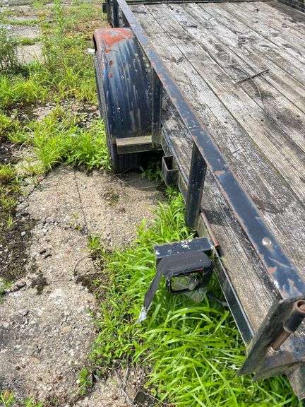 Carry-All bumper hitch trailer w/ side and rear drop gates