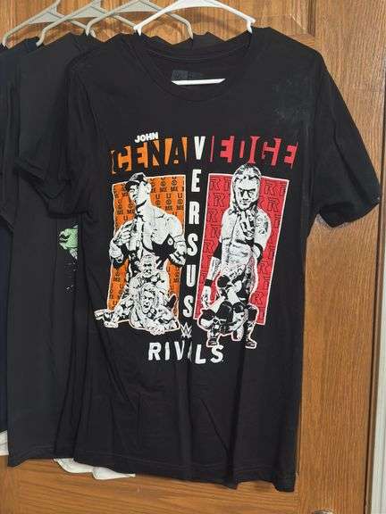 (5) Pro Wrestling Shirts (Size M)