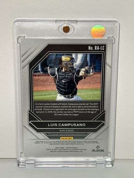 2021 Panini Prizm Luis Campusano Autographed RC