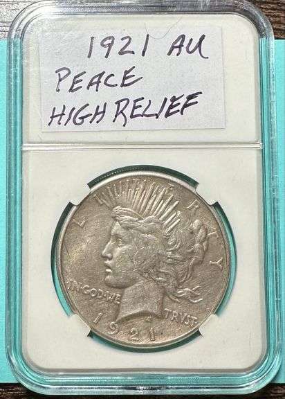 1921 High Relief Peace Silver Dollar