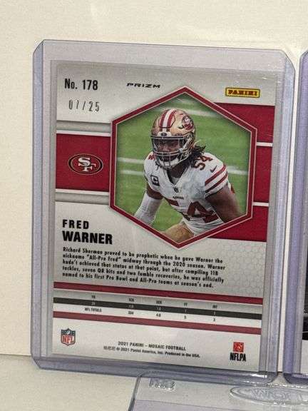 Assortment of Elite NFL Defensive Players Sports Cards