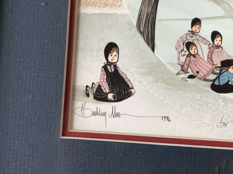 1996 P. Buckley Moss For the Love of Children 18,637 Signed Lithograph
