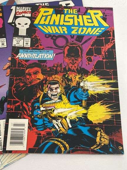 Marvel Comics The Punisher: War Zone Vol. 1 #’s 1, 16, 17, 27 and 30
