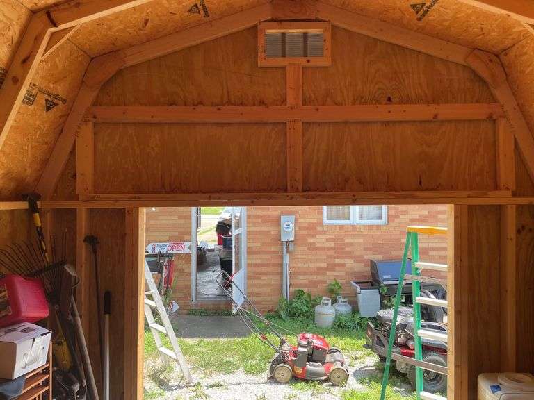10' X 16' LOFTED STORAGE BARN
