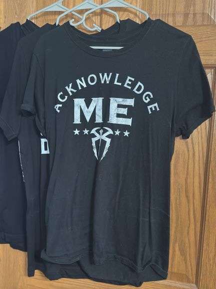 (5) Pro Wrestling Shirts (Size M)