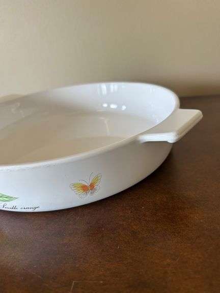 Narumi Neoceram Casserole Dish with Fruit Pattern