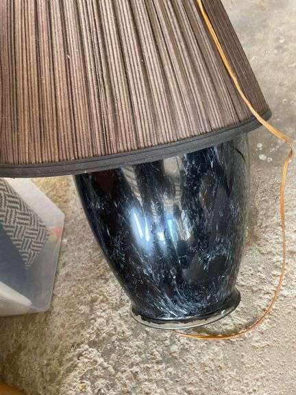 RUSTIC DECOR, LAMP AND BASKET