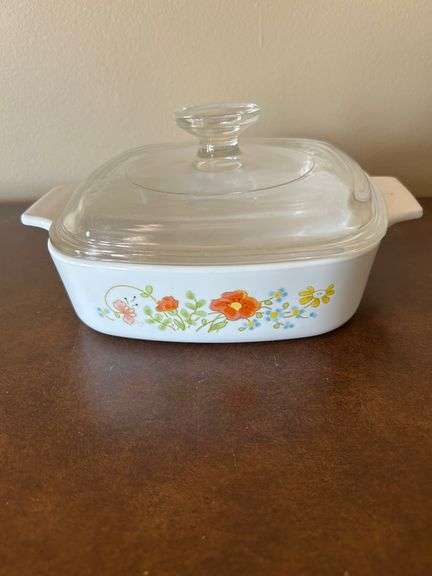 CorningWare Wildflower A-1-B Casserole Dish with Lid