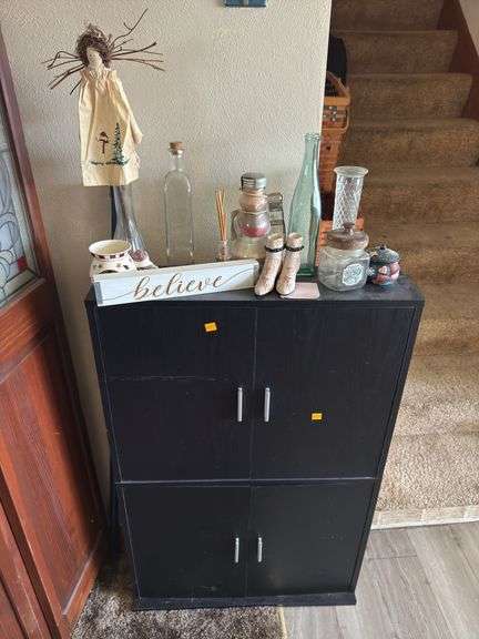 CABINET AND ITS CONTENTS PICTURED