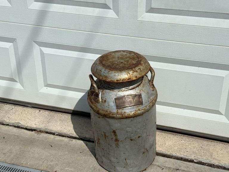 WVU Milk Can