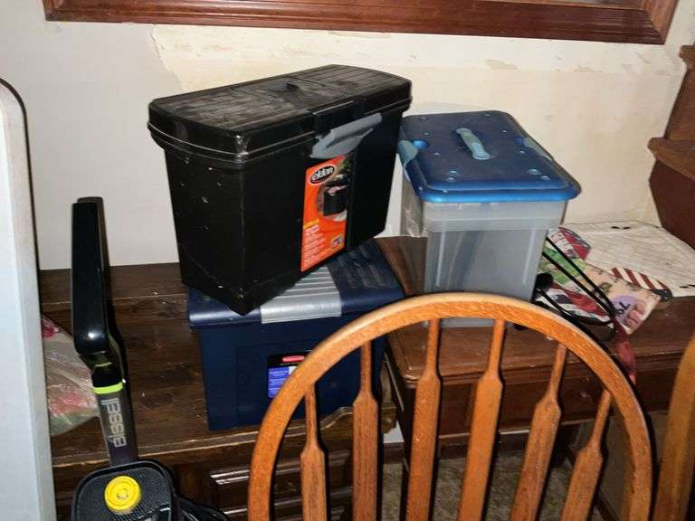 LARGE LOT OF CHAIRS, STANDS, BISSELL SWEEPER, ELECTRICAL CORDS