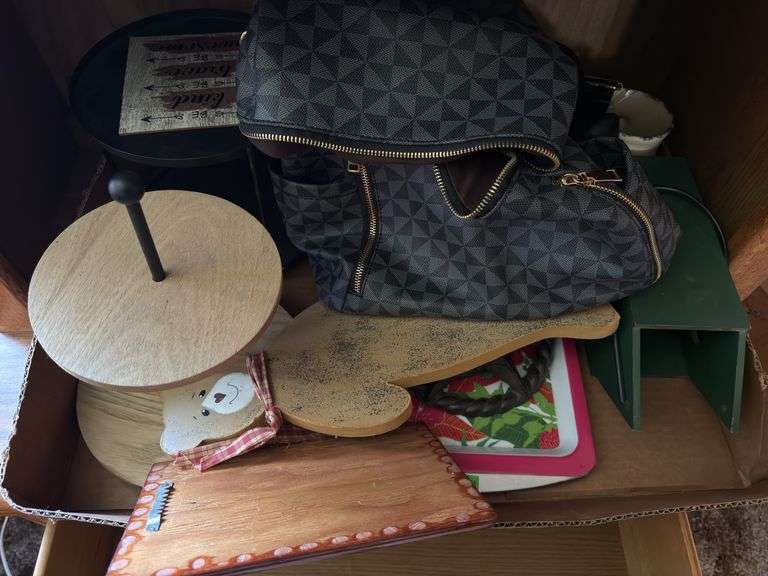 DISPLAY CUPBOARD, WOODEN SHELVING, HALL TREE AND MORE
