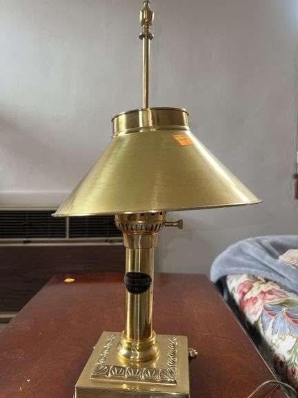 Brass Orient Express Paris Table Lamp