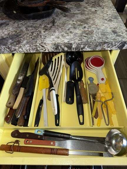 ASSORTED POTS, PANS, AND UTENSILS