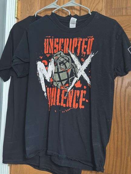 (5) Pro Wrestling Shirts (Size M)