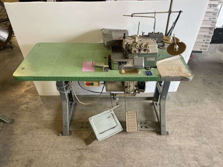 Wilcox and Gibbs surger industrial sewing machine with foot pedals