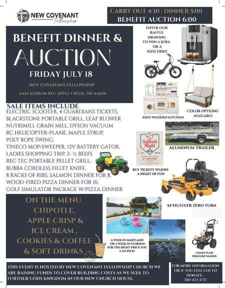 Benefit Dinner & Auction a...