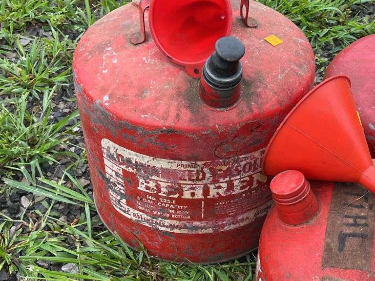 Gas Cans and Funnels
