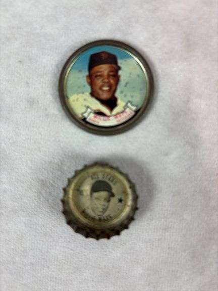 1964 Topps Baseball Coin & 1967 Coke Willie Mays