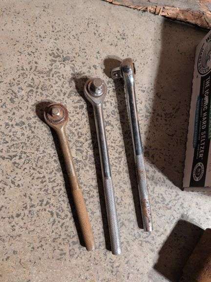 (3) socket wrenches and various sockets