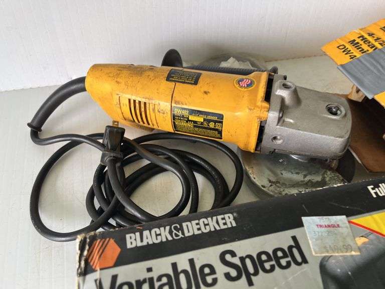 DeWalt Grinder, Jig Saw, Air Grease Gun